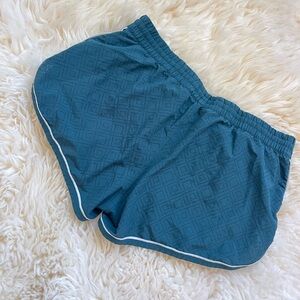 Under Armour Teal Athletic Shorts with White Trim